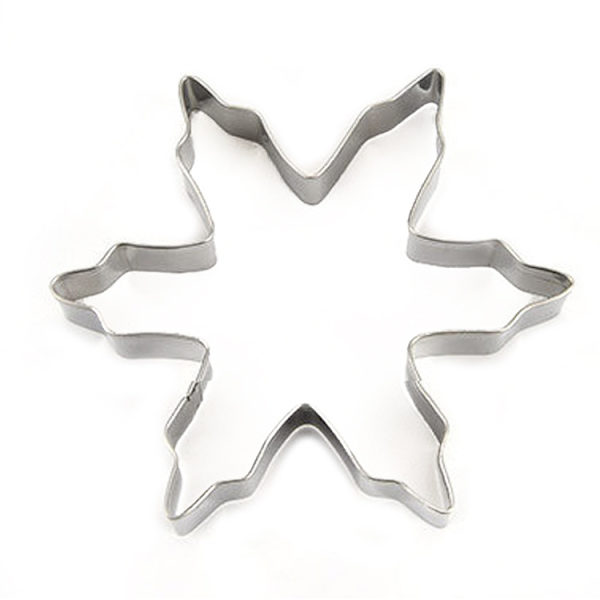 5 stk Snøflak Kakeformer Rustfritt Stål Mold Mold for Kitc