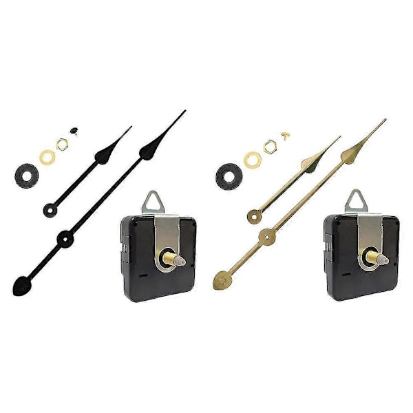2 Set Träningsaccessoarer Urmekanismer DIY Urmekanism DIY Väggklocka Delar Urmekanism