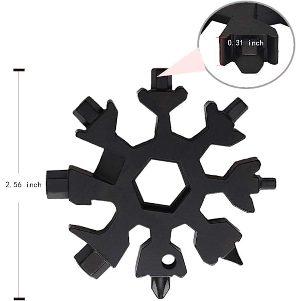 #18-i-1 Snöflinga Multiverktyg Skruvmejsel, Tång, Verktyg#