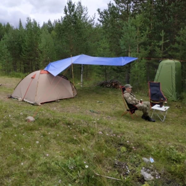 Ultralätt Vikbar Månstol för Utomhus, Bärbar för Fiske och Camping
