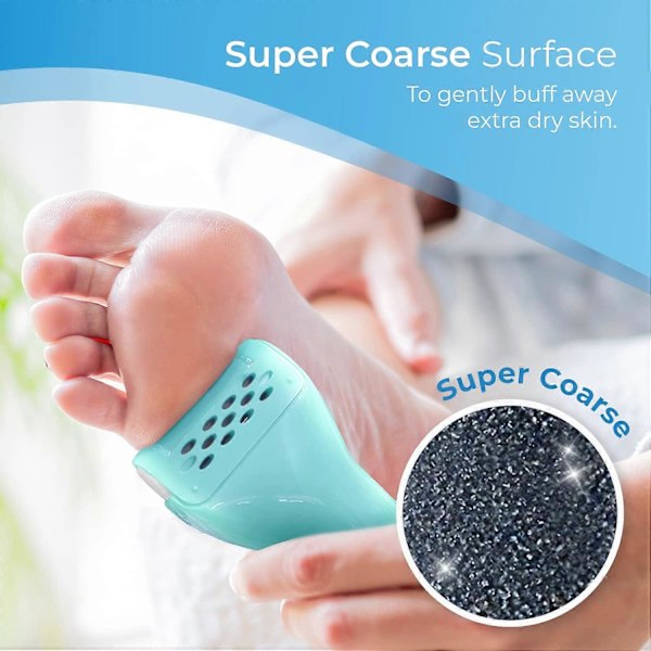 [4-pakning] Supergrov Mikro Mineral Erstatningsruller Kompatible med Emjoi Micro Pedi, 5,1*1,7*1,7cm