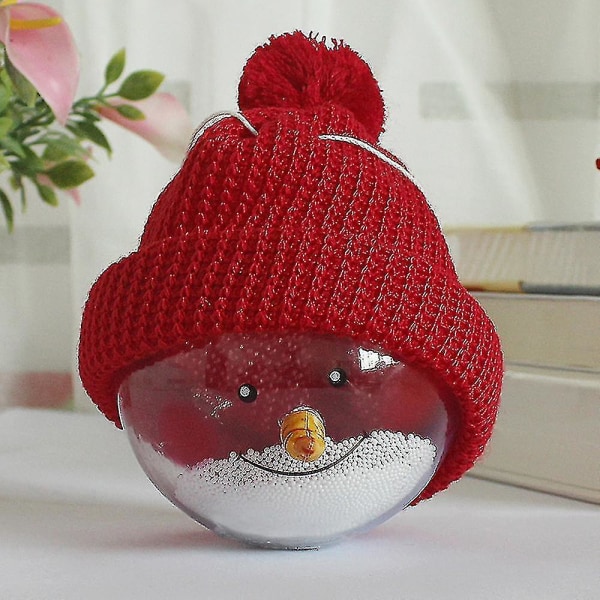 Jul Snögubbe Boll Ornament Julgransprydnader Okrossbara Julkulor Julgransdekoration