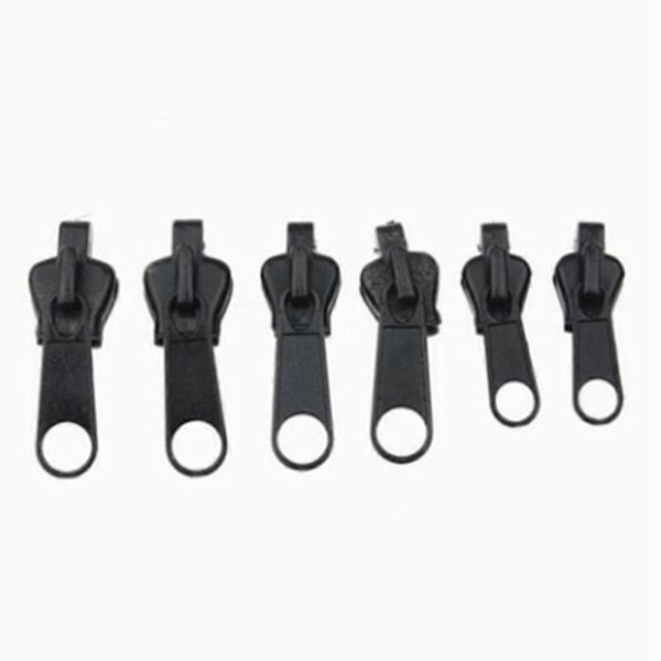 6 st Omedelbar Fix Dragkedja Universal Dragkedjereparationssats 6 Storlekar Slider Tänder Räddningsdragkedjor För Sömnad Kläder