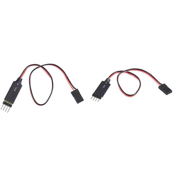 LED Lampe Lys Kontrol Switch Panel System Tænd/Sluk 3CH til RC Bil Køretøjsmodel Reservedelstilbehør, 2 stk.