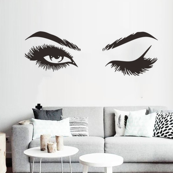 /#/Eye Lash Wall Sticker Living Room Bedroom Removable Decorati/#/