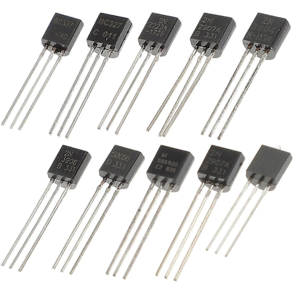 200 stk. Elektroniske Komponenter Transistor Kit Sortiment Transistorer Triode Transistorer