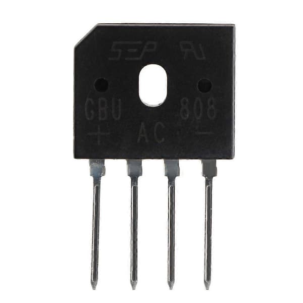 Ny 5 stk. enkeltfasede diodebroensretter IC-chip 8A
