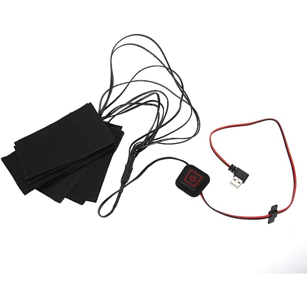 /#/Vintervärmare Metallfiberväst USB Värmeplattor Elektriska Värme/#/