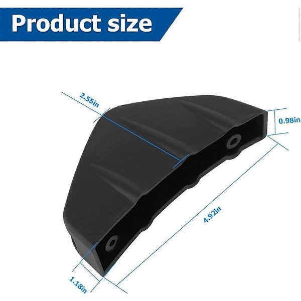 4 st Bil Nedre Stötfångare Läpp Diffuser, Anti-Krasch Tillbehör Spoiler Fena Skydd, Bakre Splitter Läpp Vinge, Universell Auto Dekoration för Bil SUV Lastbil