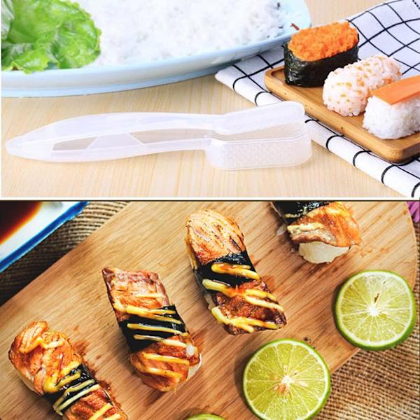 2 st Sushiformar, Kök Bento Sushi Onigiri Formverktyg Kvadrat R