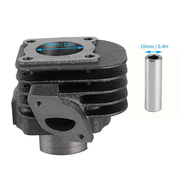 70cc 40mm Cylinderkit med Kolvringar Set Passar JOG 50CC Scooter 2-takts Motor Motorcykel