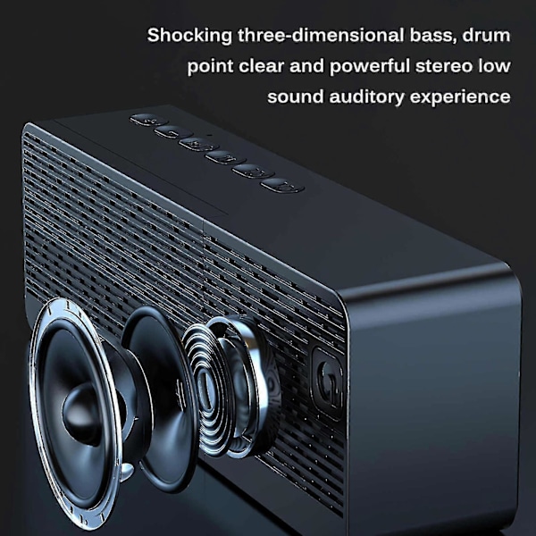 Väckarklocka Audio Bluetooth Högtalare Temperaturvisning Student Kreativ Spegel Liten Kort Gåva Trådlös Klocka Med Bluetooth Uppspelning För H