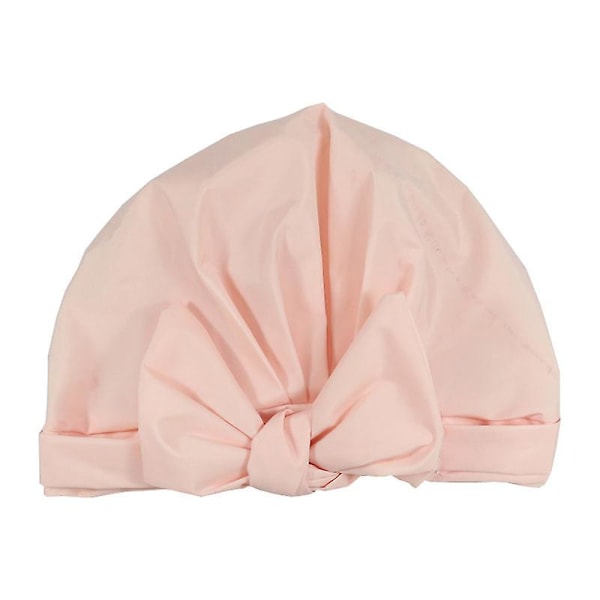 Stor Dusjhette Sløyfe Dusjhette Gjenbrukbar Vanntett Bandana Dusjhette Justerbar Dusjhette for Kvinner Jenter Skjønnhetssalong Spa Bade Familie Reise, 2 stk