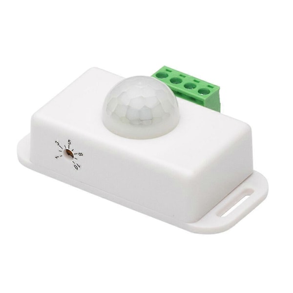 Infrarød Sensor DC 12-24V Bevægelseslyskontakt Timing PIR Controller Lyskontakt