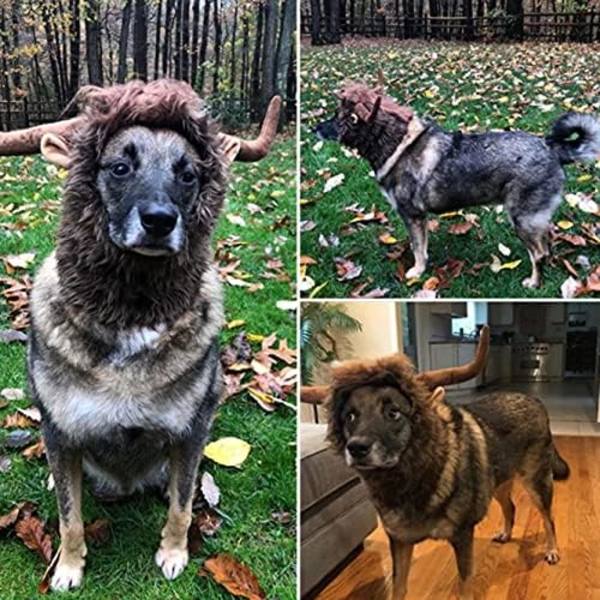 *Horn Wig Kjæledyr Hund Kostyme Kjæledyr Hodeplagg Parykk Hat Kjæledyr Hund Katt Horn*