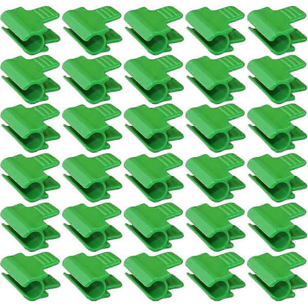 30 Växthusfilmklämmor, Växthusfästen, 11 mm Växthusklämma, Växtklämmor, Plastnät Tunnelbågklämma, för Växthus, Växtförlängning S