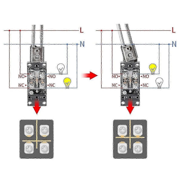 Cntd Gränslägesbrytare Tz-8108 Justerbar Rullspak 10a 250v Ac Spdt Momentan För Cnc Fräs Plasma Ip65