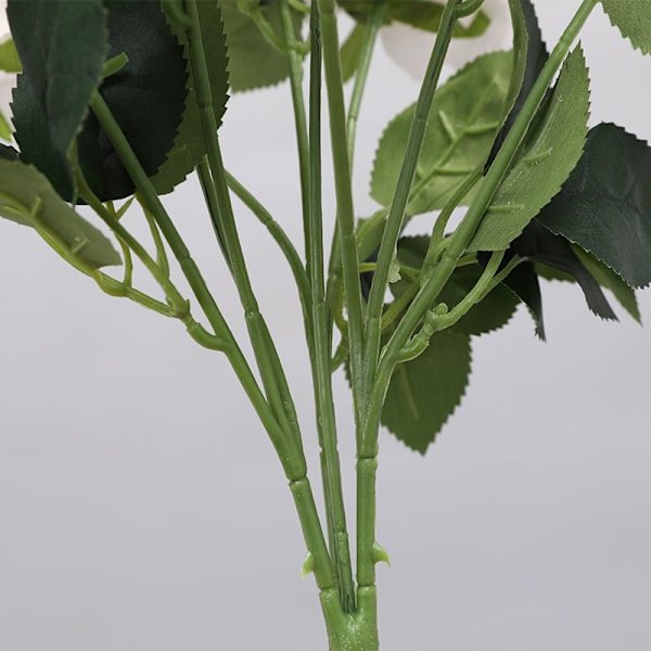Konstgjorda Blommor för Skärmtryck, 10 st (Vita), Enstaka Stjälkar, Realistiska