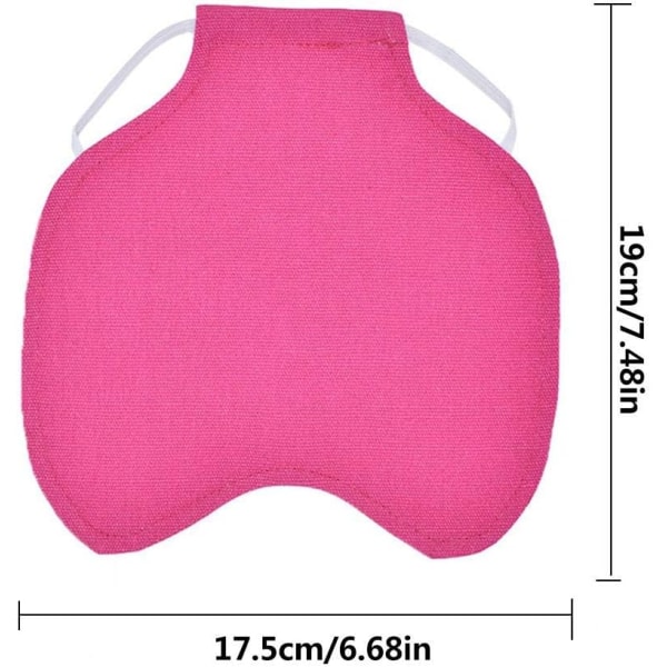 *Enkel stropp kyllingforkle/salvest vest høne and beskyttelse standard kyllingjakker høneforklær fjærkrepleietilbehør 5stk-rosa rød*