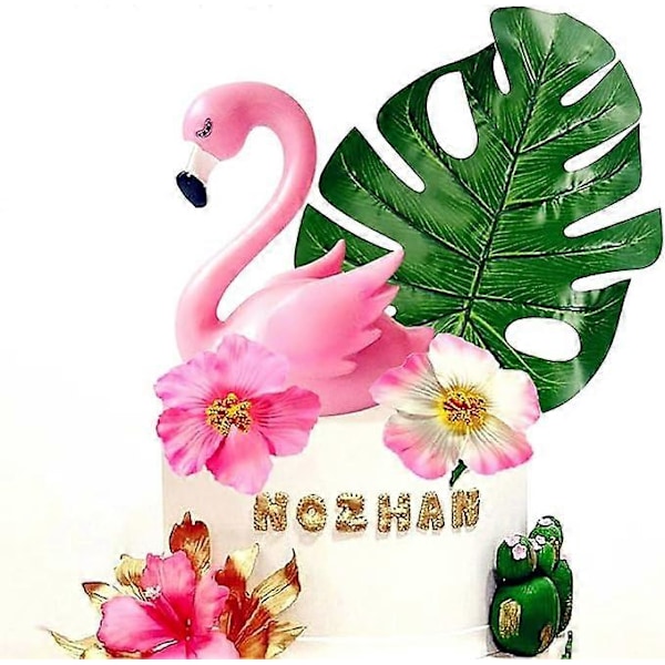 Iso Flamingo Kakunkoriste Flamingo Syntymäpäiväkakun Koristelu Flami