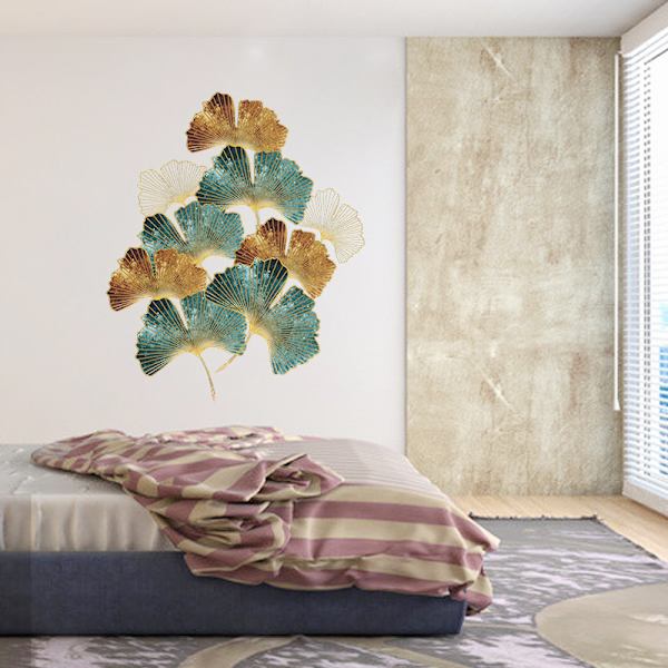 Retro Ginkgo 2-pack (30*90CM) Gräs Väggdekal Dekal I Dec