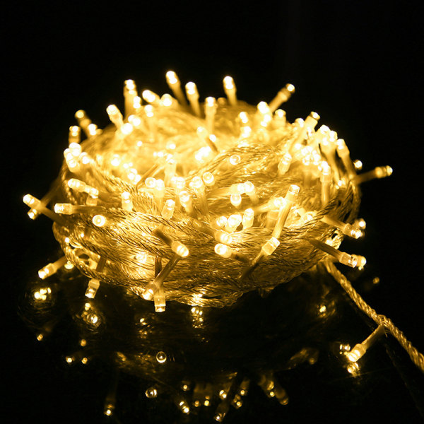 Thrisdar 50m Christmas Led String Fairy Light Outd (varm hvit)