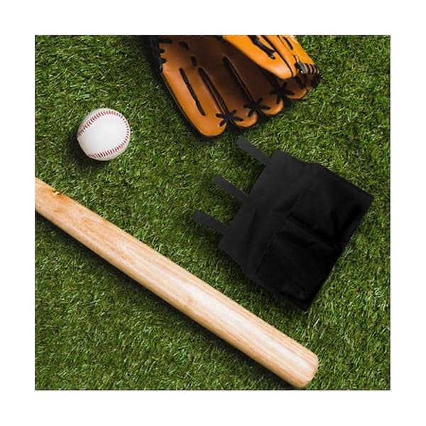 2-pack Domarbollväska Domarutrustning med 2 sidofickor Domarutrustning för Baseboll Stor Softbollbälte Extra