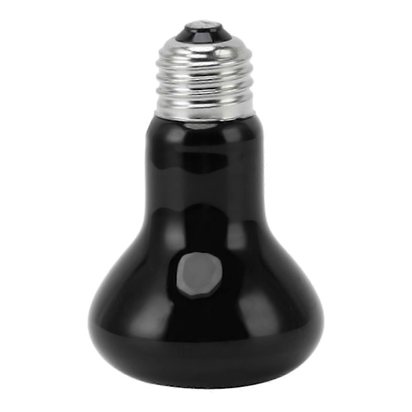 E27 Reptil Varme Lampe Pære Multifunktionelle Solplads Pærer til Reptil Slange 110?120V Sort 50W