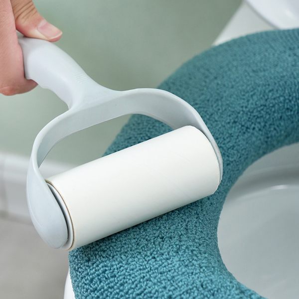 5 osainen universaali neulottu pestävä wc-istuimen pehmuste, kotitalous