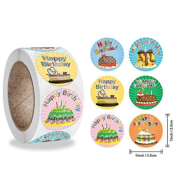 *1 Roll 500pcs Lovely Festival Birthday Gift Label Stickers Decorative Stickers Free Shipping*