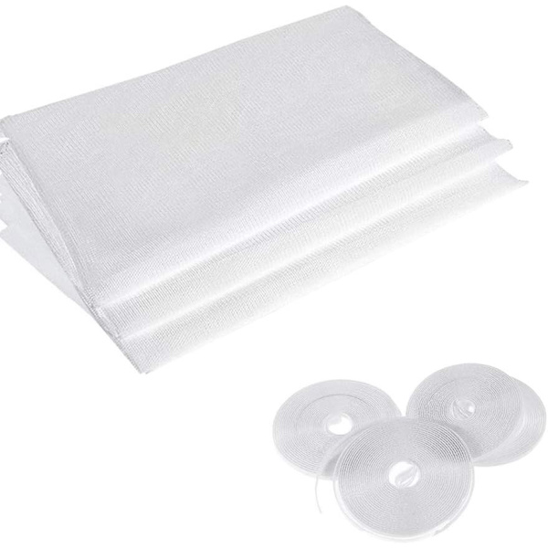 Vindue Myggenet med Tape Ruller Hvid Style1 1.5 x