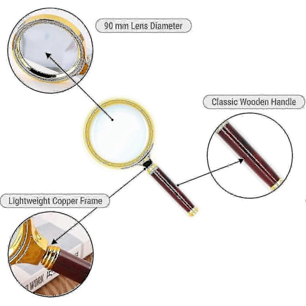 Lup Læsning 10x Lup Lup Lup Lup Klokke Lup Lup Til Børn Lup Lup Lup Briller Forstørrelsesglas