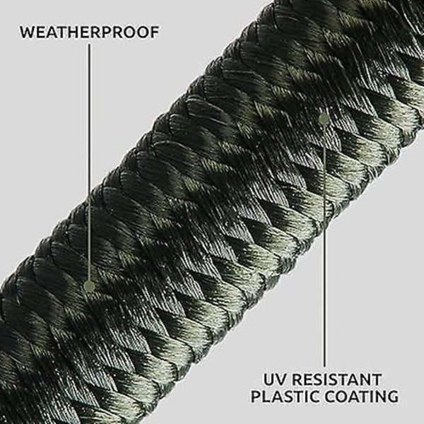 18\" (45 CM) Kiristyshihnat - 10 kpl pakkaus - Kiristyskoukku - Kiristimet koukuilla matkatavaroille, kattotelineille, retkeilyyn - UV- ja säänkestävyys