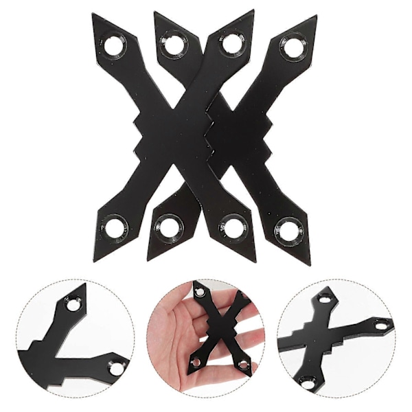 2 stk. fastgørelses skateboard pakning multifunktionel støtte husholdningspakning praktisk skateboard hardware