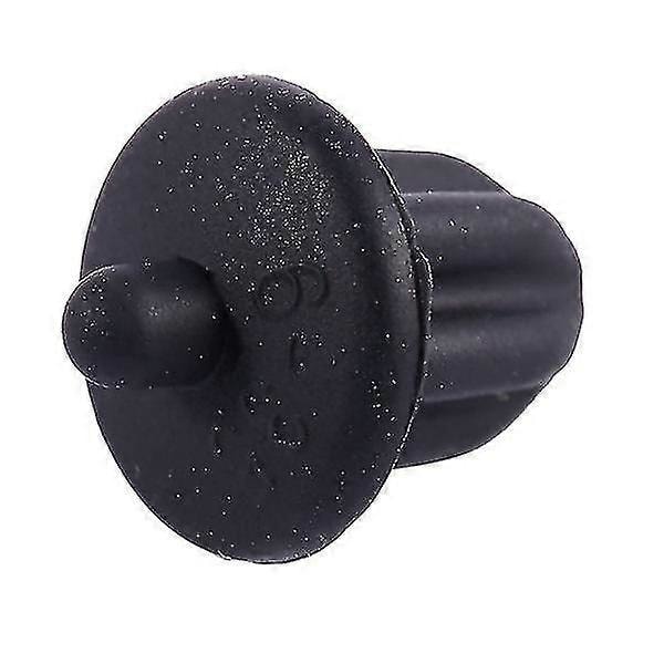 10x Svarta Gummi 6.35mm Ljud PC DVD Mikrofon Uttag Dammskydd