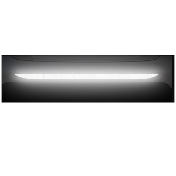 Hvid - 5 Bilstickere Røde Lys Stickere Nat Reflekterende Stick