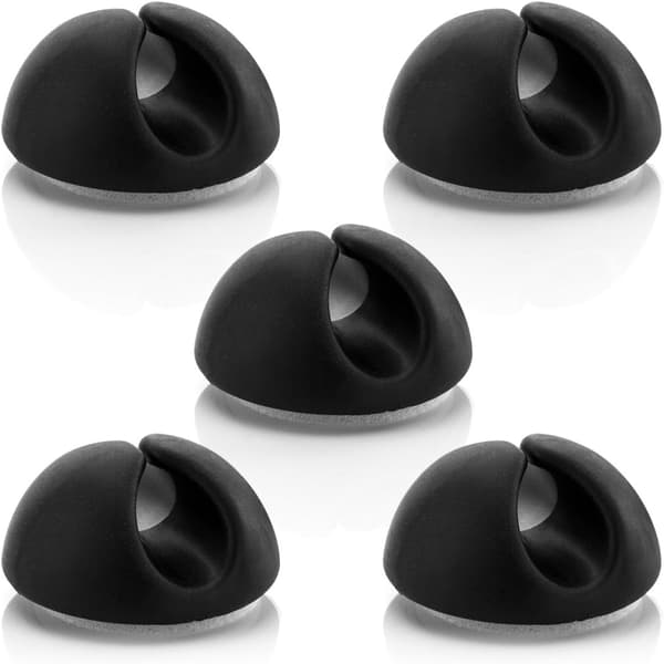 *5X Kabelbindere Kabelholder Kabelhåndtering Kabelmontering Kabel Eller*