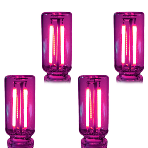 Bil USB Natlys Dæmpbar Indvendig Belysning Retro Mini Interface Pink Pink 4 loading