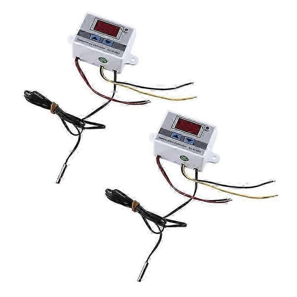 12V Digital LED Temperaturkontroller Termostat Kontrollbrytare