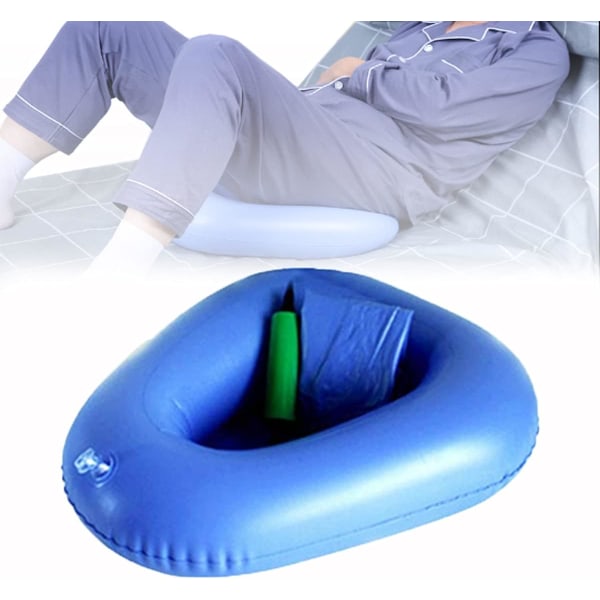 Bedpan Inflatable Air Cushions, Portable Bathroom Potty Bedside