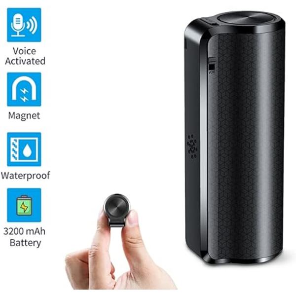 Röstinspelare, 350 Timmars Lång Batteritid, 4GB Magne