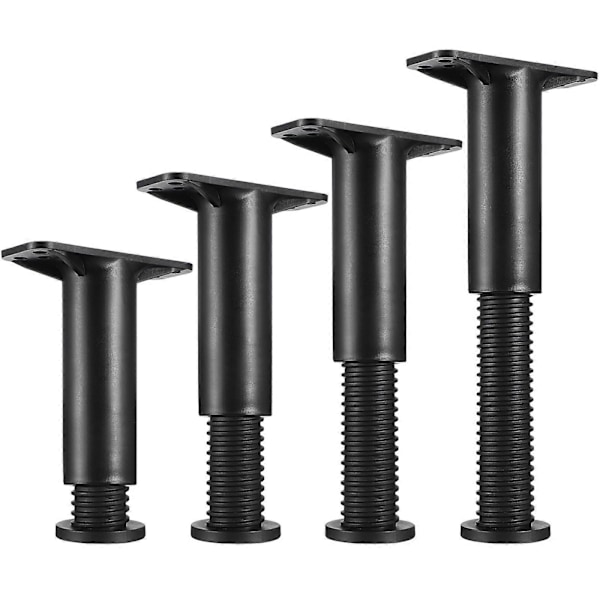 4 kpl Säädettävät sängynrunkojalat Sängynrungon tukijalka Sängynrunkojalat Vaihto 13cm-22cm