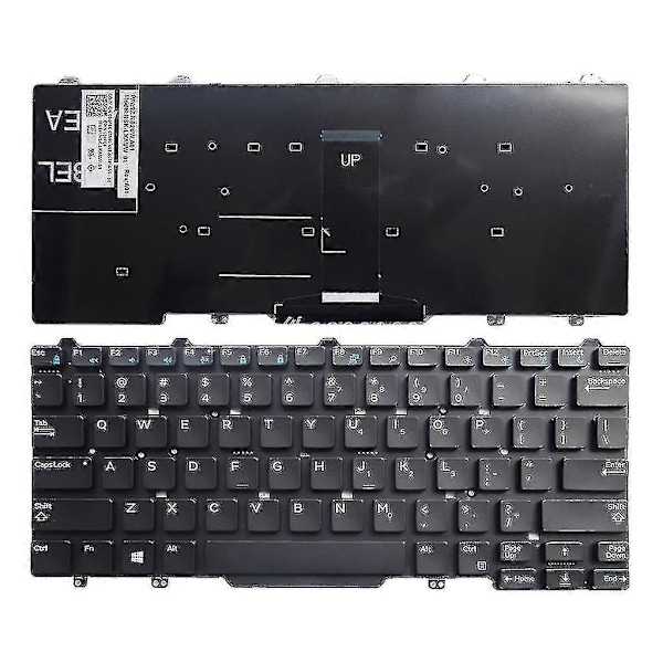 Dell Latitude 3340 E7450 E5450 E7470 E5470 kannettavan tietokoneen US-näppäimistön korvaava