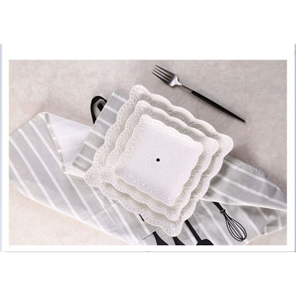 /#/3-etagers porcelæns cupcake-stativ, etagers serveringskage-stativ, S/#/