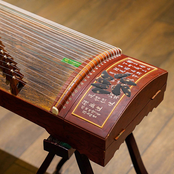 8 st Guzheng Lösnaglar Fingerspets Skydd Instrument Övningsverktyg för Vuxna