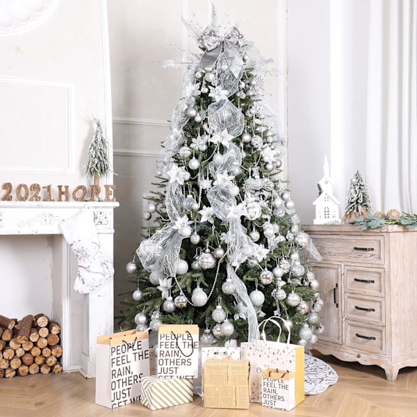 *1 st julgranskulor krossäkra juldekorationer för Chr*