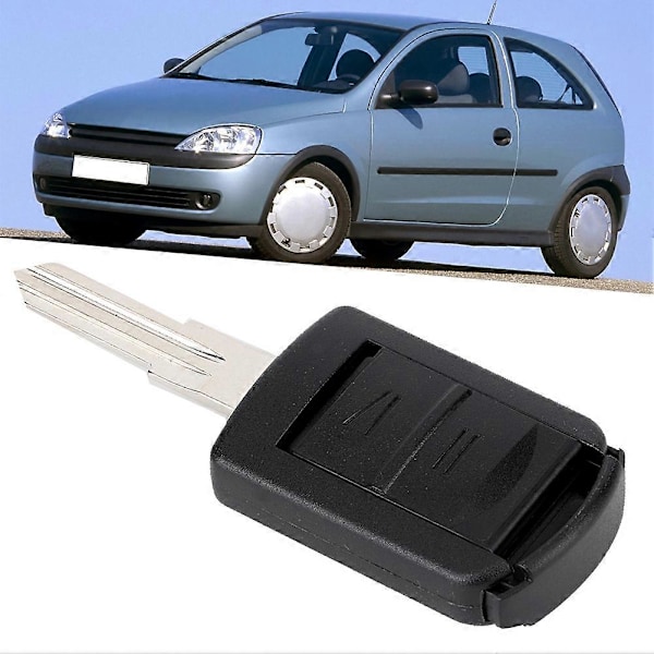 2 Knapper Bilnøgle Etui Skal Cover Udskiftning Passer til Opel Vauxhall Corsa 2000-2004