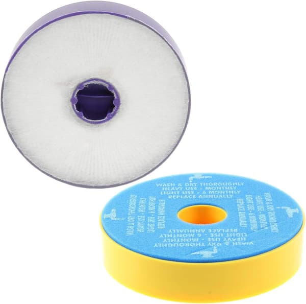 *Front og bagmotorfilter Vaskbart HEPA Anti Allergi Kit til Dy*