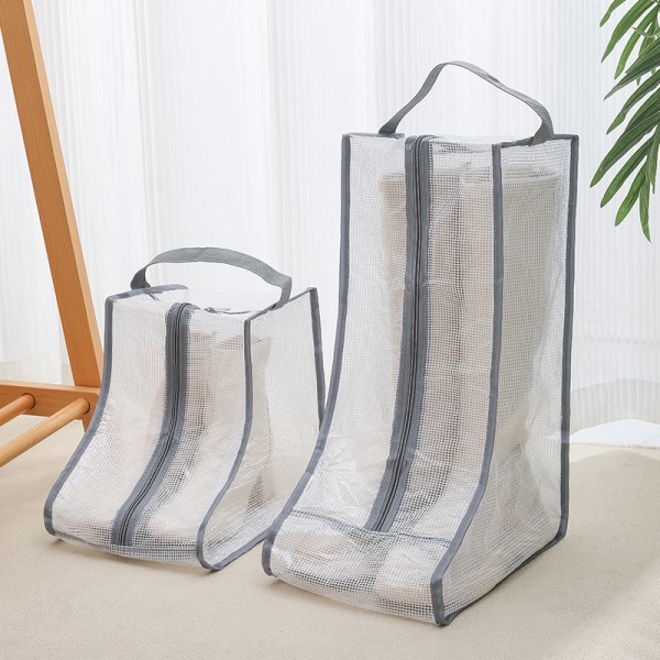 #Par Høy Boots Oppbevaringsposer Bærbare Støvtette og Vanntette med Glidelås og Håndtak for Jakt Fiske og Fotturer#