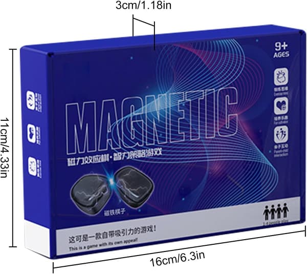 1 Stycke (Typ A) Magnetiskt Schackset - Magnetiskt Brädspel - Educa